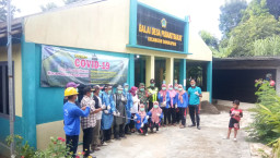 Setelah Bagikan Masker dan Intens Penyemprotan, Pemdes Pudakit Barat Juga Sediakan Rumah Isolasi.