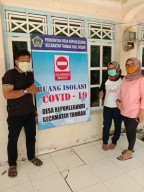 Ini Upaya Pemdes Kepuh Legundi, Dalam Mencegah Corona Masuk Kewilayahnya.