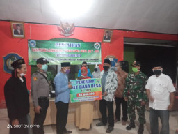 72 Warga Desa Sumber Dadi Mantup Lamongan Senang, BLT Dampak Corona Dicairkan Kades Sugiono.
