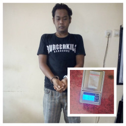 Simpan Sabu, Pria Ini Dibekuk Polsek Rungkut.