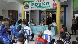 Bersama Forkopimda, Kapolres Gresik Launching Kampung Tangguh Semeru Desa Kembangan.
