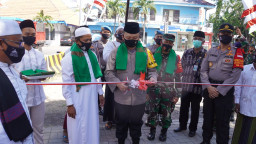 Masjid Tangguh Semeru Pelabuhan Gresik, di Launching Oleh Kapolres.