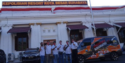 Satresnarkoba Polrestabes Surabaya "Apresiasi dan Dukung" LNM Media Center Cegah Penyebaran Covid-19.