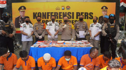 Selama 18 Hari, Polres Gresik Ungkap 23 Kasus Narkoba.