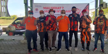 PAC Pemuda Pancasila Taman, Gelar Bhaksos di Puspa Agro Wisata.