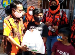 Relawan Task Force MPC. Pemuda Pancasila Surabaya, Kembali Adakan Bhaksos.