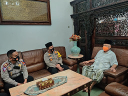 Jelang Pilkada 2020. Kapolres Gresik Jalin Silaturrahmi Dengan Tokoh Agama.
