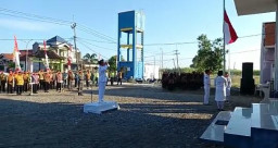 Gelar Upacara Hut RI ke 75. Kades Hariyono Ajak Masyarakat Jaga Persatuan.