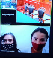 "Ditangkap Saat Pesta Sabu" Ngaku Cuma Dikasih Sabu Gratis, Hesvana dan Qoirum Ana Jalani Persidangan..