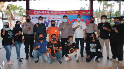 Gandeng Netizen, Kapolres Gresik Ciptakan Generasi Anti Hoaks.