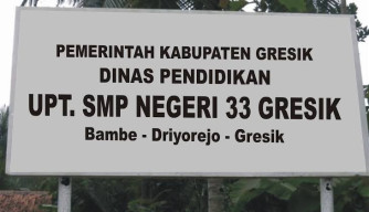 UPT SMPN 33 Gresik, Terus Semangat Belajar Ditengah Pandemi.