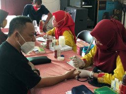 HUT ke 61, Pemuda Pancasila Gelar Pemeriksaan Kesehatan Gratis.