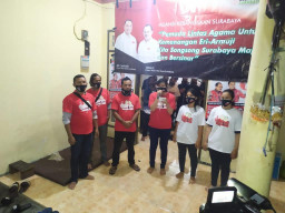 Tekad Bulat, AKS Bersama Warga RW 3 Sememi, Siap Menangkan Eri-Armuji