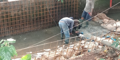 Parah ! Proyek Turab Kali Laya Sebesar Rp. 1,5 M. Dikerjakan Asal Jadi.