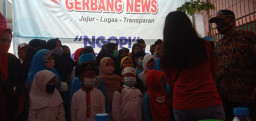 Santunan Anak Yatim Sekaligus Sosialisasi Prokes, Ala Gerbangnews.com