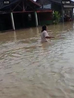 Banjir Luapan Kali Lamong, Tambah Lebih Parah Dari Sebelumnya.
