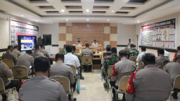 Rakor Pengamanan Tahun Baru, Dipimpin Langsung Oleh Kapolres Gresik.