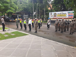 Minimalisir Angka Kenaikan Covid-19. Polres Gresik Gencar Gelar OPS Yustisi dan Penegakan Hukum Prokes.