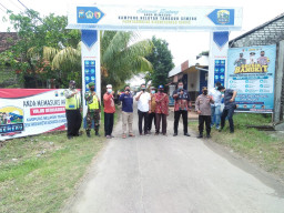Hadapi Covid-19. Polres Gresik Serentak Gelar Penilaian Lomba KTS. Di Polsek Jajaran.