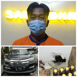 Polres Gresik, Bekuk Spesialis Pembobol Alfa Mart