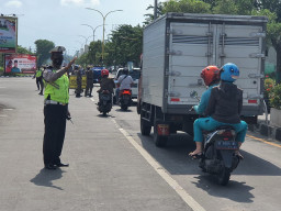 Upaya Pengendalian Penyebaran Covid-19, Polres Gresik Gencar Lakukan OPS Yustisi