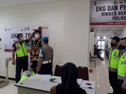 Polres Gresik, Laksanakan Seleksi Penerimaan Anggota Polri TA. 2021