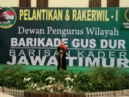 Dr. George Handiwiyanto SH MH. Jadi Dewan Pembina di Barikade Gus Dur Jatim