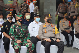 Polres Gresik, Gelar Apel Pasukan Operasi Ketupat Semeru 2021