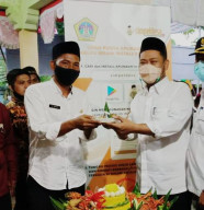 Bersama Bupati Gresik, Pemdes Sidogedungbatu Launching Aplikasi Simple Desa