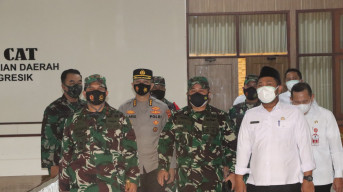 Kapolres Gresik, Hadiri Penutupan TMMD ke - 111 Kodim 0817 Gresik