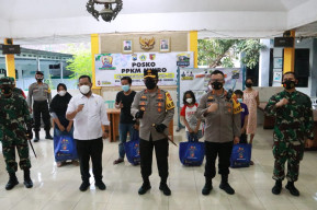 Kendarai Motor, Pangdam dan Kapolda Jatim Cek Penanganan Pasien Covid di Kabupaten Gresik