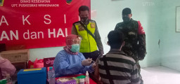 Serbuan Vaksinasi Merdeka, Hingga di Pelosok Desa Gresik
