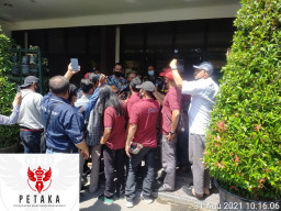 Dugaan Penyimpangan Proyek Aspal di Dusun Tempursari, GMBI Datangi Dinas PU CKPP Banyuwangi 