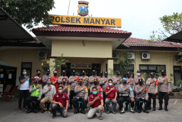 Kapolres Gresik Lakukan Kunjungan Kerja, di Mapolsek Jajaran Wilayah Utara