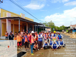 Pembangunan Saluran Pinggir Jalan, Mendapatkan Respon Positif Warga Masaran Sampang