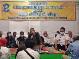 Cari Solusi Masalah, Eri Ajak Pengurus Kampung Perak Barat Cangkruk Bersama