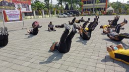 Anggota Polisi Over Weight, Ini Sangsi Dari Kapolres Gresik