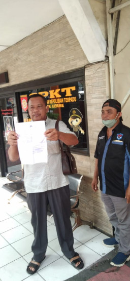 Kepruk Kepala Mantan Kades Dengan Botol Bir, Kaur Kesra Desa Pandu, Cerme Gresik Dipolisikan