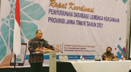 Berharap Kerjasama dan Saling Mendukung, Biro kesra Gelar Rakor Penyusunan Database Lembaga Keagamaan Jatim