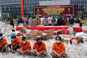 Pres Release Akhir Tahun 2021, Capaian Kinerja Polres Gresik