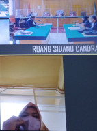 INDRAYANI ISTRI BRIMOB TIPU TEMAN LETING SUAMI SEBESAR Rp. 1,3 MILIAR, JAKSA HADIRKAN SAKSI SUAMI TERDAKWA DAN TIGA ORANG BANK
