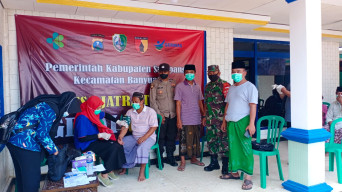 Gerai Vaksinasi Pemdes Jatra Timur, Dikunjungi Puluhan Warga