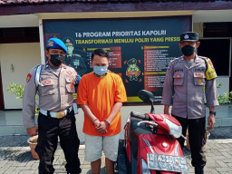 Polres Gresik Kembali Berhasil Tangkap Pelaku Curanmor
