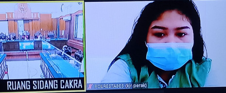 BAWA KABUR UANG SALON Rp. 9,8 JUTA, SITI YULIA DIHUKUM 12 BULAN BUI. NYATAKAN PIKIR - PIKIR
