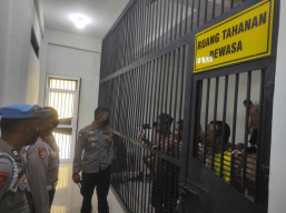 Awal Ramadhan, Penghuni Rutan Polres Gresik Pindah