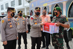 Irwasum Mabes Polri Tinjau Pos Yan Sunan Giri, Arus Lalu Lintas Belum ada Kepadatan
