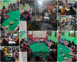 LURAH KUPANG KRAJAN NYAMBEL TRASI, NYAMBANGI BALAI RW 6 NGANTI BENGI NGELAYANI ADMINISTRASI NGEKEI SOLUSI