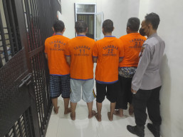 Polres Gresik Tahan Empat Tersangka Penistaan Agama