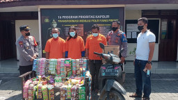 Kurang dari 24 Jam, Polres Gresik Ringkus Komplotan Maling Bobol Warkop