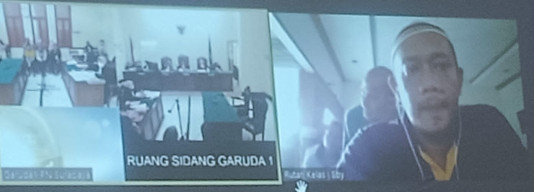 BERDALIH UNTUK PENGOBATAN ISTRI, RUDI HARTANTO EMBAT UANG TAGIHAN BATA RINGAN Rp.72 JUTA, DIADILI